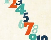 Count your Blessings Numbers Nursery Positivity - 8x10 art photography print by Dawn Smith