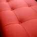 Modern bench in Knoll upholstery (poppy)