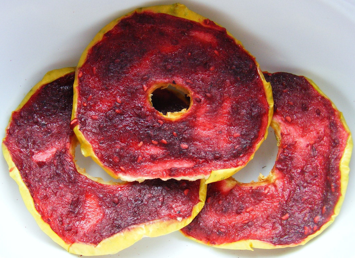 NEW Cranberry  glazed Apple Slices