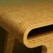 Stripes End Table - Bamboo