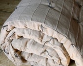 Cotton sleeping bag, hand tie quilted with 2 way zip - ex large