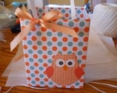 Owl Party favor bag