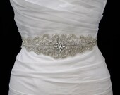 Swarovski Crystal Bridal Sash Belt
