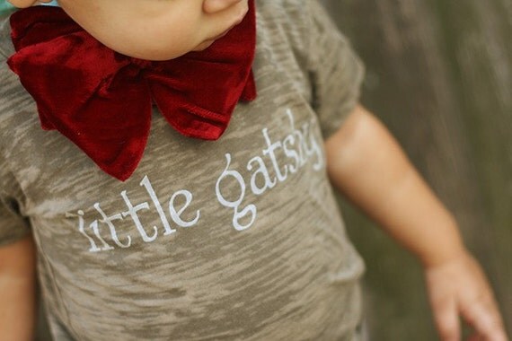 LAST ONE Little Gatsby Baby Burnout T Shirt 4T
