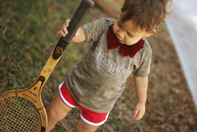 LAST ONE Little Gatsby Baby Burnout T Shirt 4T