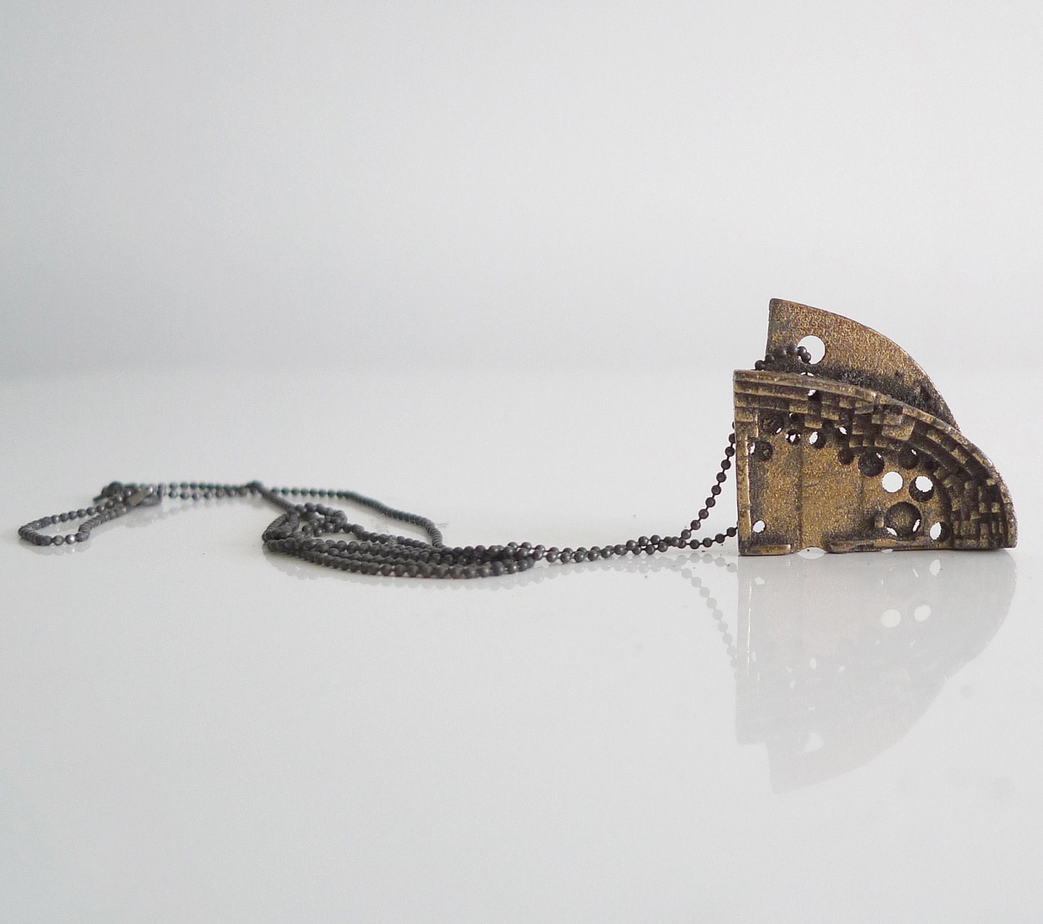 Chaco in Half Steel Pendant