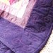 Pansy Quilt Pink Yellow and Purple