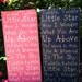 Twinkle Twinkle Little Star Subway Sign - Hand Painted and Distressed - 11"x24"