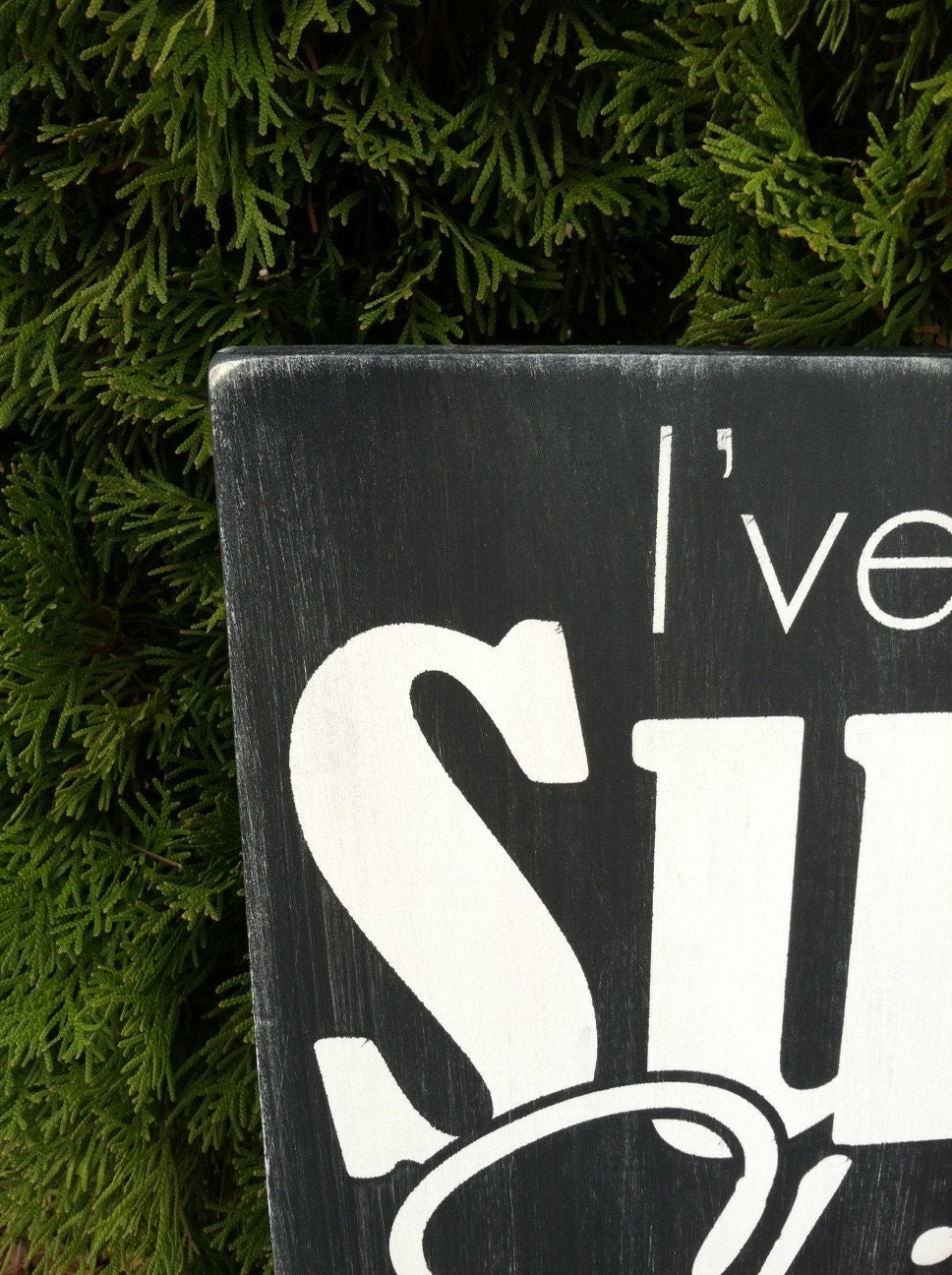 I've Got Sunshine on a Cloudy Day - Hand Painted and Distressed Wood Sign - 11"x24"