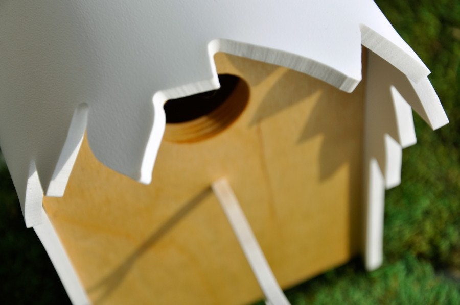 Modern Birdhouse - Canopy series in Birch