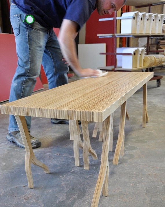 Modern Wood Bench - 'ROOTSY' series, contemporary design, nature inspired