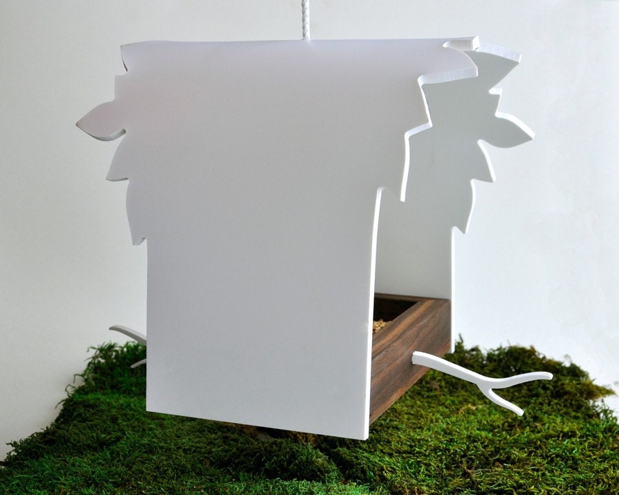 Modern  Handmade Birdfeeder - 'Canopy' series,
