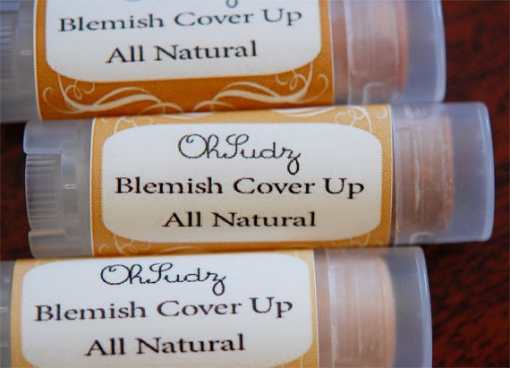 Blemish Coverup Makeup - Medium to Heavy Coverage - Great For Covering Acne, Rosacea, Pimples - All Natural Formula