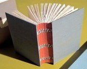 Personalized French Stitching Binding Silk Journal (Salmon-Green)