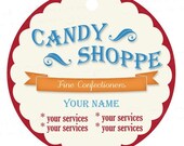 Printable Merchandise Tag - Candy Shoppe or Other Business