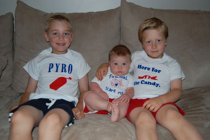 4th of July Kids T-shirts Made to Order