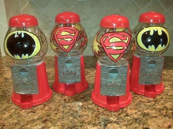 SUPERHERO GUMBALL MACHINES