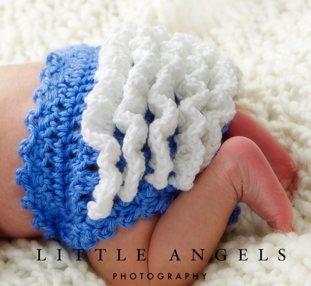 Solid Ruffles Crochet Soaker Diaper Cover Pattern (563)