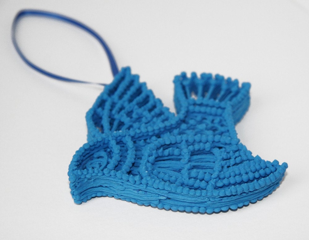 Unique Bluebird Sugar Ornament Hand Made Filigree Weddings Christmas Unique Gift Ideas Summer Home Decor