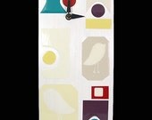 60's inspired Abstract Bird Wall Clock