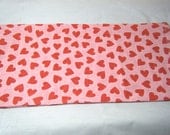 CORN SACK Therapeutic Hot Cold Bag Red Heats on Pink