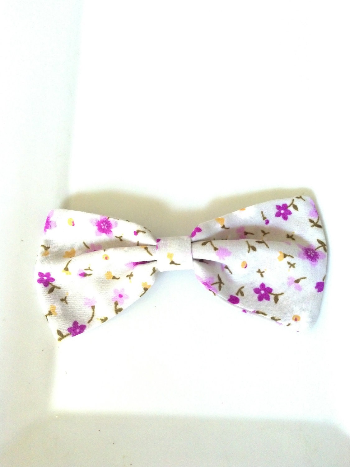 Large Floral Print Bow