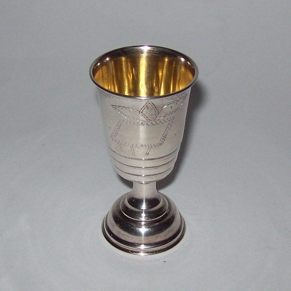 Items similar to 833 Silver Kiddush Cup Made in Israel Judaica on Etsy