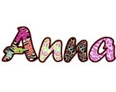 Handwriting Cute Font machine embroidery applique design digitized file - cps, letters and numbers 4 and 2 inches