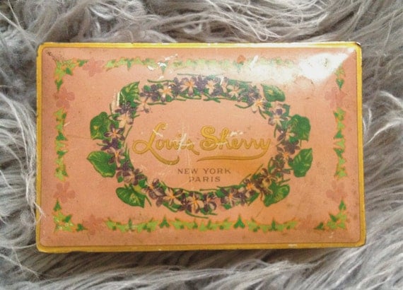 Vintage Louis Sherry Tin Box by iloveluci on Etsy