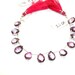 12 Pieces of Pink Mystic Quartz faceted Pearshaped briolettes Size 9x12mm approx