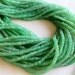 14 Inches -- Very Fine - AAA---Chrysophrase --Micro Faceted Rondells - Size 3-3.5mm Approx