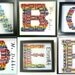 Crayon Letter Shadow Box Frame