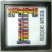 Crayon Letter Shadow Box Frame