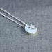 simple Crescent and Star Necklace - S2032-1