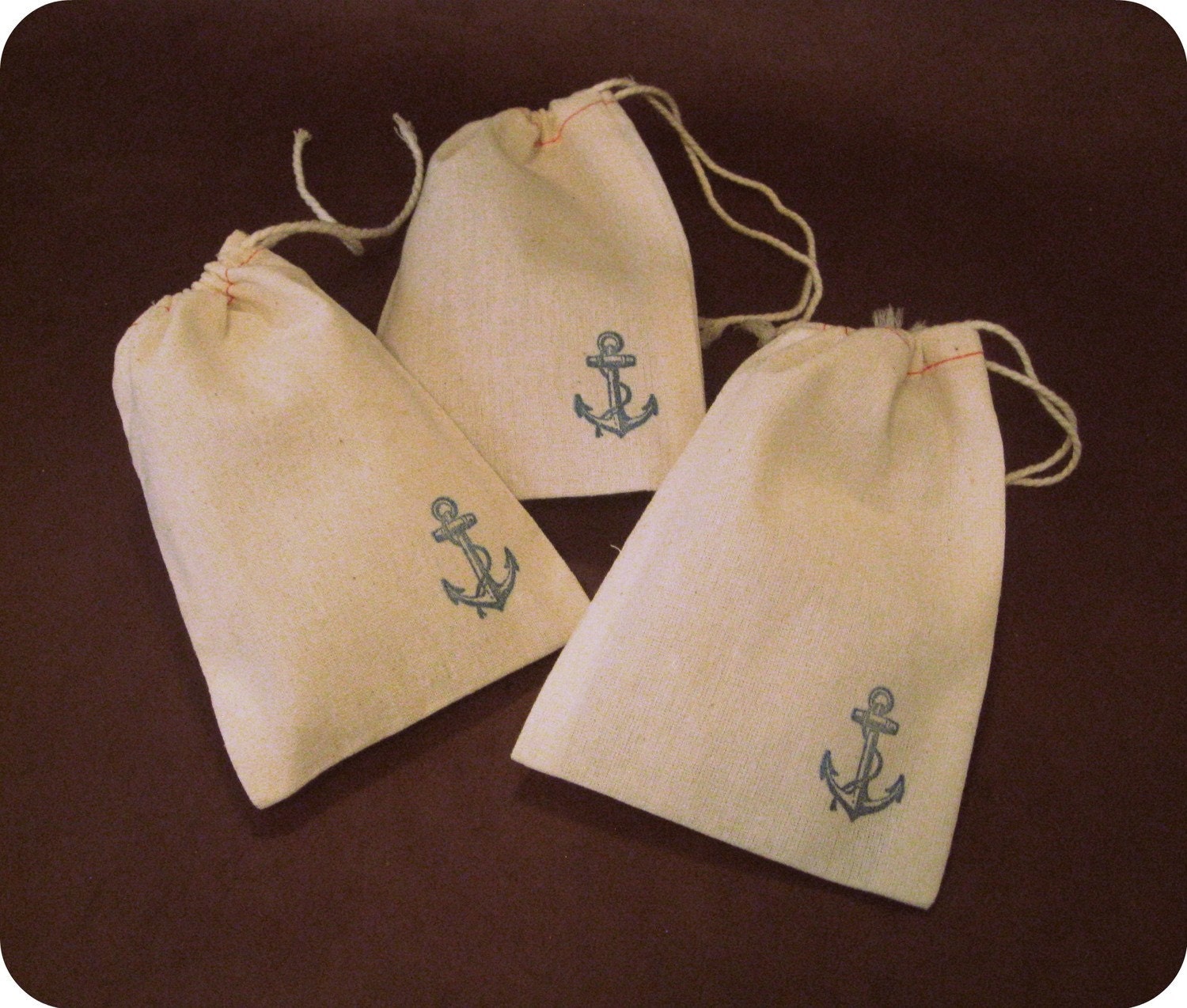 Anchor Favor Bags - Wedding Favor Bags - Birthday Favor Bags