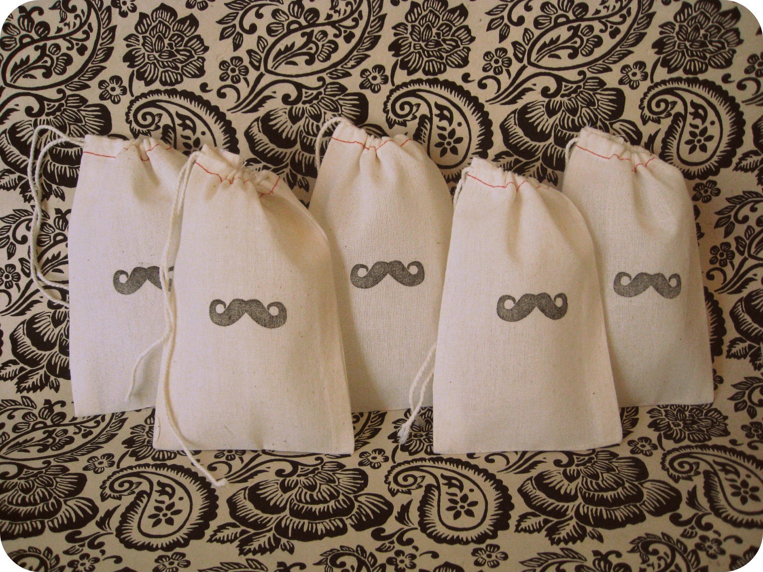 Mustache Favor Bags - Mustache Party Favors - Little Man Favor