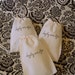 10 "Happily Ever After" Muslin Favor Bags - Wedding Favor Bags