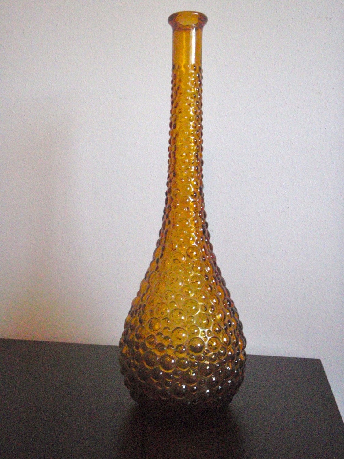 Vintage Amber Knobby Italian Vase by 1313Vintage on Etsy