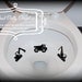 Taking Aim toilet targets DIRT VEHICLES 6 piece collection: dirt bike, monster truck, tractor, crane, dump truck, excavator