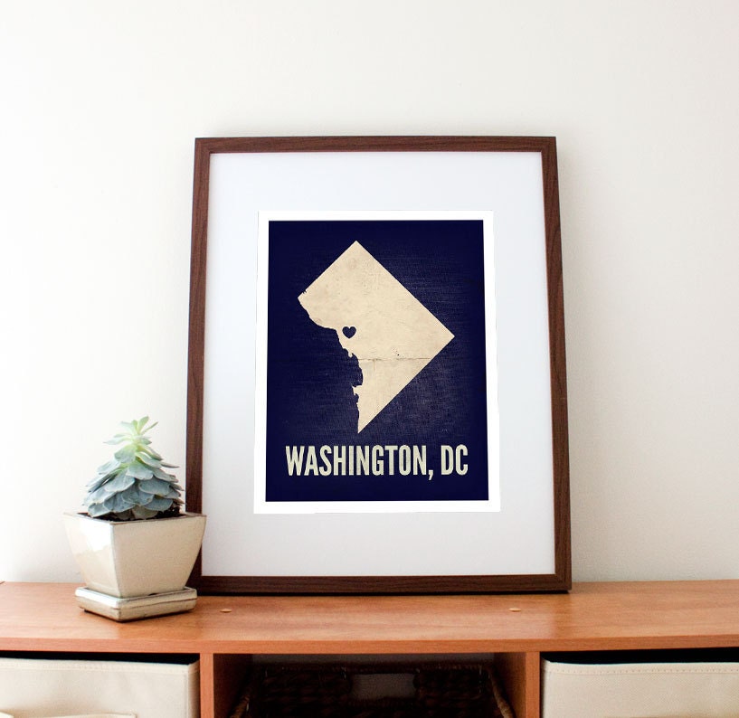 Washington, DC Love Print, 11" x 14"