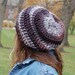 Chunky Slouchy Hat, Cool Crochet Hats for Men or Women from Midwest Crochet, Mixed Colors Slouchy Beanie