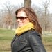 Mustard Yellow Infinity Scarf, Winter Fashion Accessories