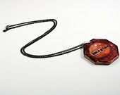 Imagine message Pendant/Necklace inspired by John Lennon
