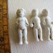 Frozen Charlotte dolls 1" - set of 3 - for Altered Art Artists or Mixed Media Mavens (fc1)