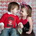 Boys Kissing Booth Appliqued Valentines Shirt