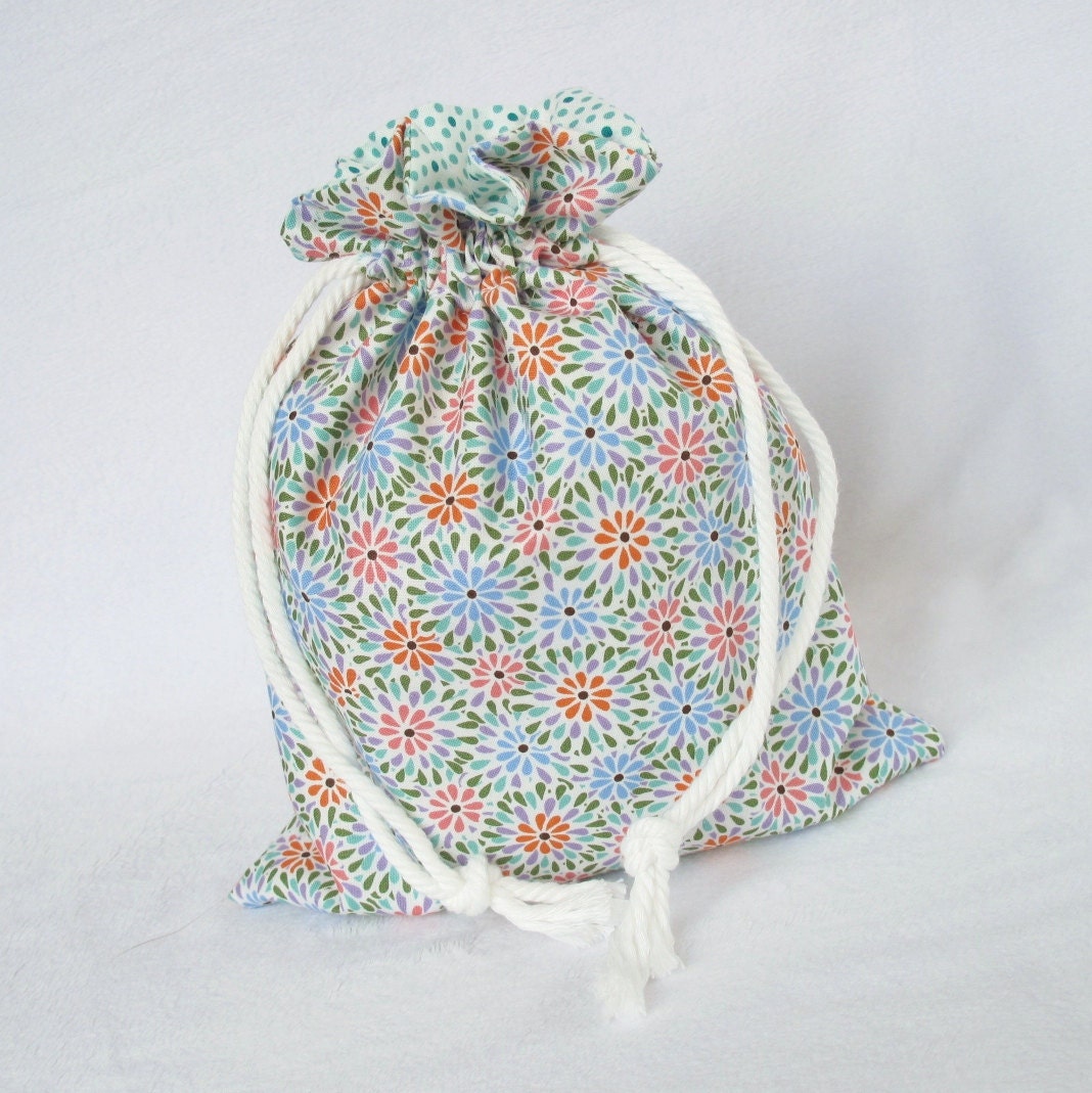 Drawstring Gift Bag Medium - Cape Ann by Liesl Gibson for oliver and s for Moda
