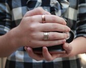 faceted stack ring