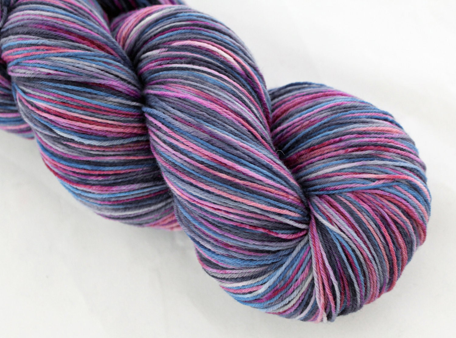 Hand Dyed yarn - Pure Merino Light - 750 Yards Lace/Light Fingering weight - 100% SW Merino - Bouquet OOAK