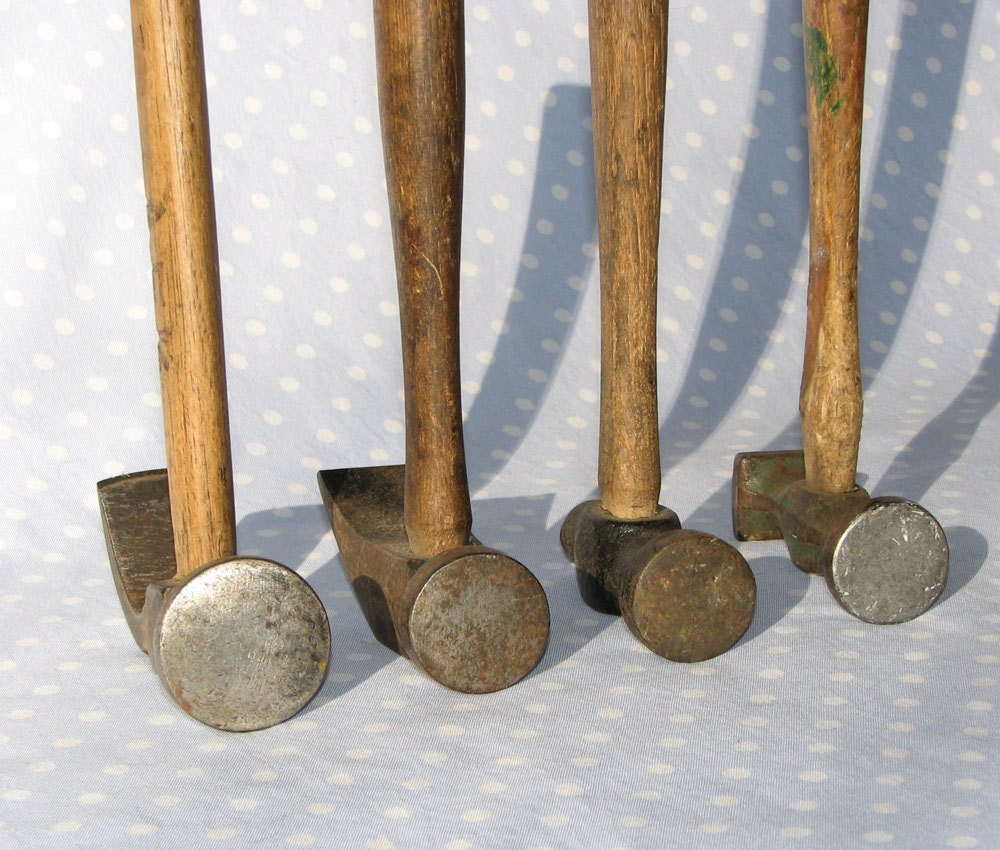 Collection of Antique Vintage Hammers Tools by PeaPickins on Etsy