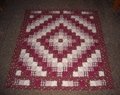 CUSTOM MADE to Order Trip Around the World Quilt in Lap / Throw Size ----- 50% Deposit